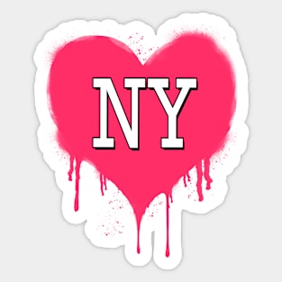 Heart NY Sticker